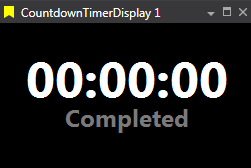 Countdown Timer Display
