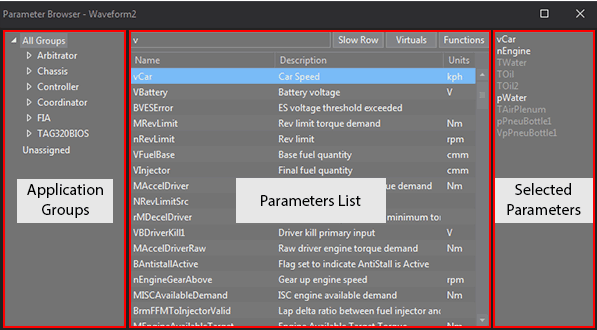 Parameter Browser
